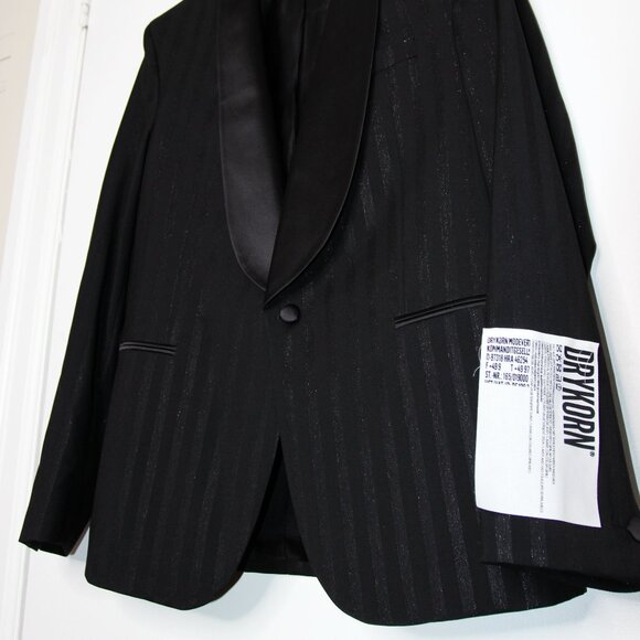 BNWT AW24 DRYKORN BELAZO STRIPED DINNER JACKET 50 - Picture 6 of 12